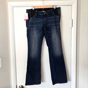 NWT Isabel Below The Bump Side Panel Maternity Bootleg Jeans Size 8
